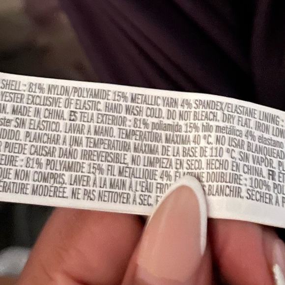 Silver Sparkly Dress Size Large - Picture 6 of 6